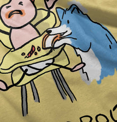 Dog Baby Food Infant Toddler T Shirt-Direct To Garment Print-Brisco Baby