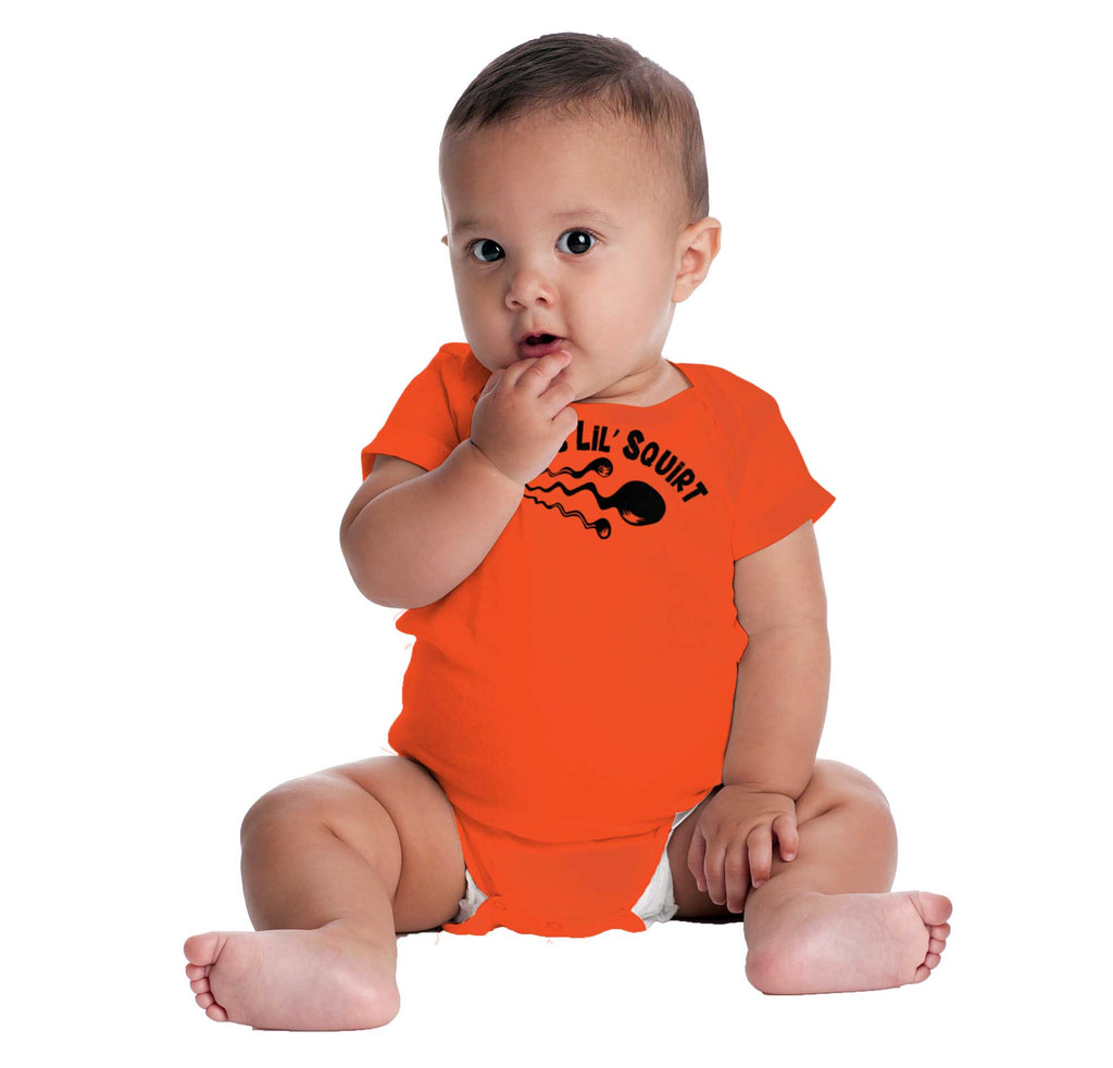 Lil Squirt Romper Bodysuit-Direct To Garment Print-Brisco Baby