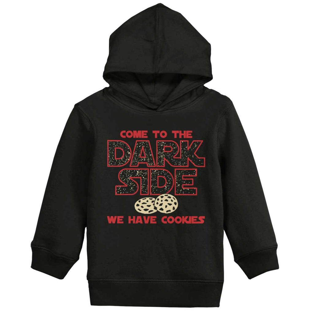 Come To The Dark Side Toddler Pullover Hoodie-Direct To Garment Print-Brisco Baby