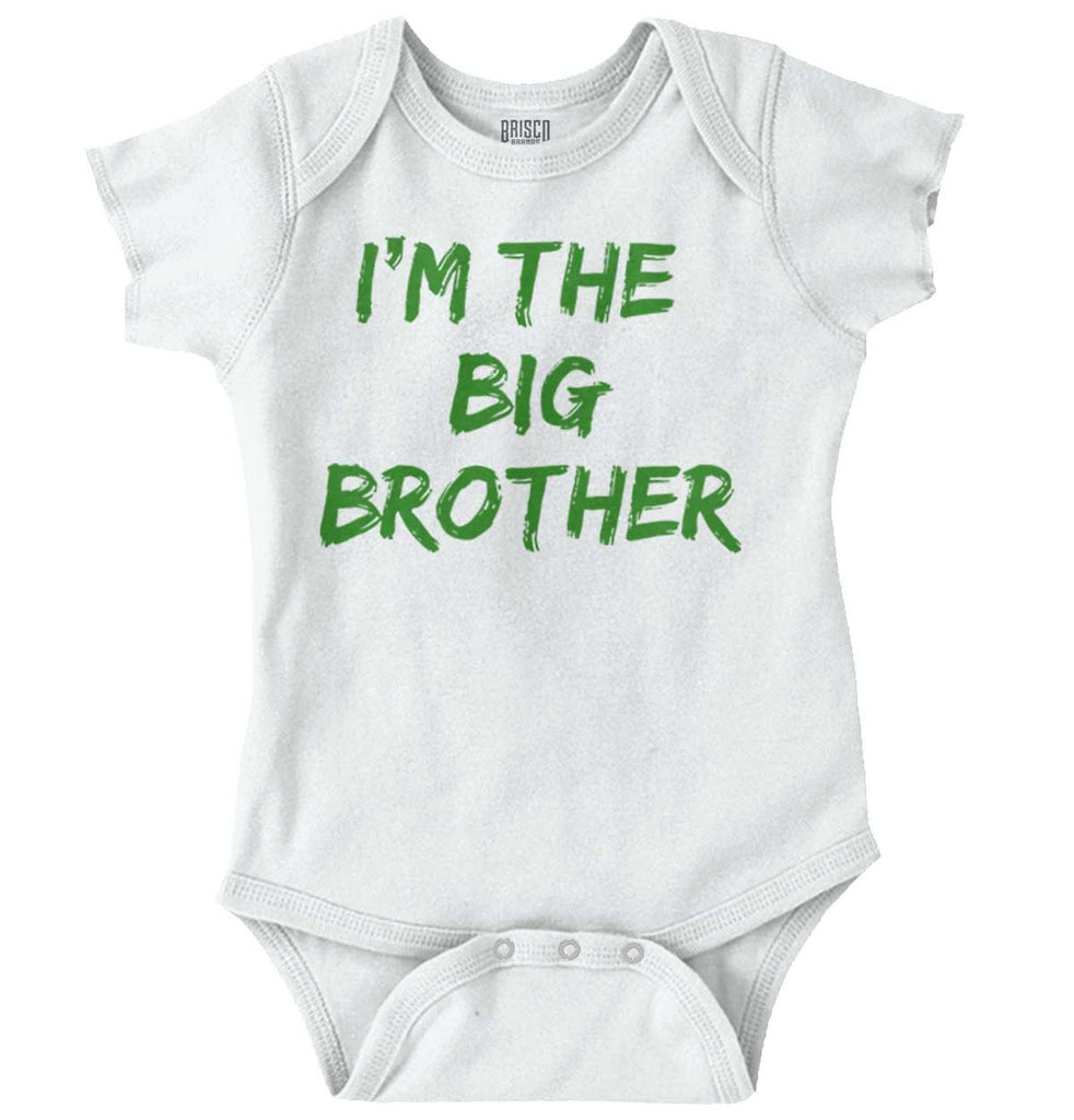 I'm The Big Brother Romper Bodysuit-Direct To Garment Print-Brisco Baby