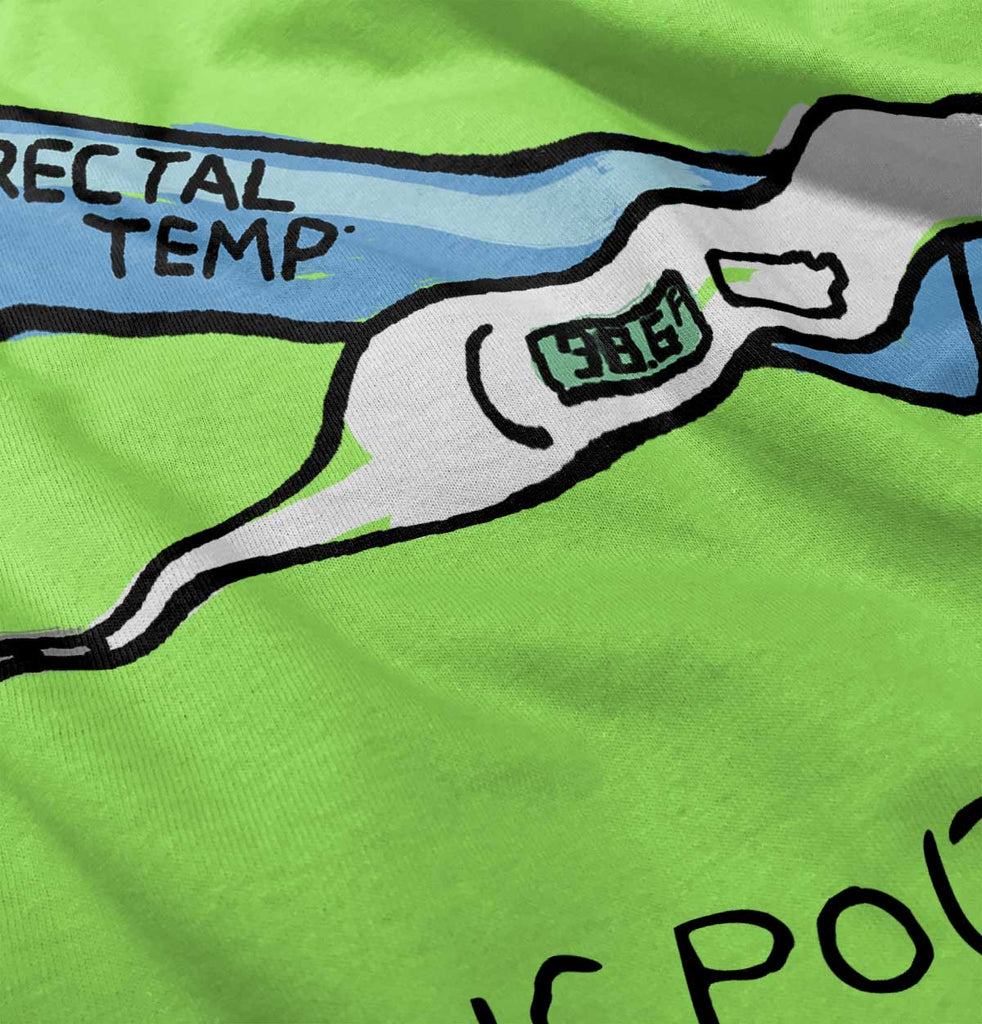 Rectal Thermometer Romper Bodysuit-Direct To Garment Print-Brisco Baby