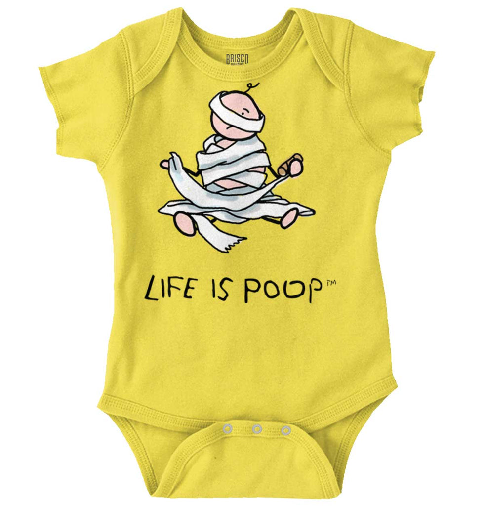 Baby Toilet Paper Romper-Direct To Garment Print-Brisco Baby
