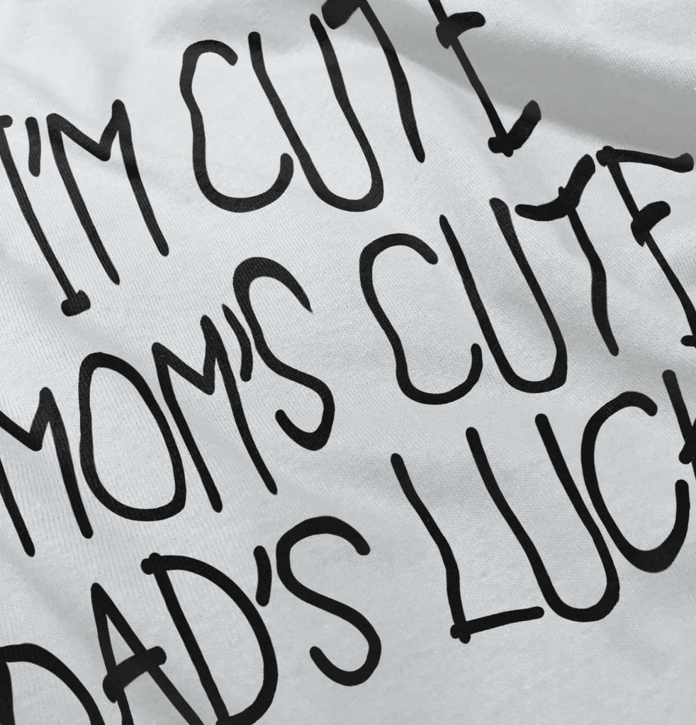 Dad's Lucky Infant Toddler T Shirt-Direct To Garment Print-Brisco Baby