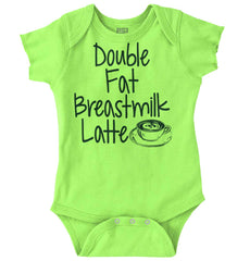 Breastmilk Latte Romper Bodysuit-Direct To Garment Print-Brisco Baby