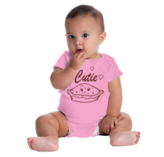 Cutie Romper Bodysuit-Direct To Garment Print-Brisco Baby