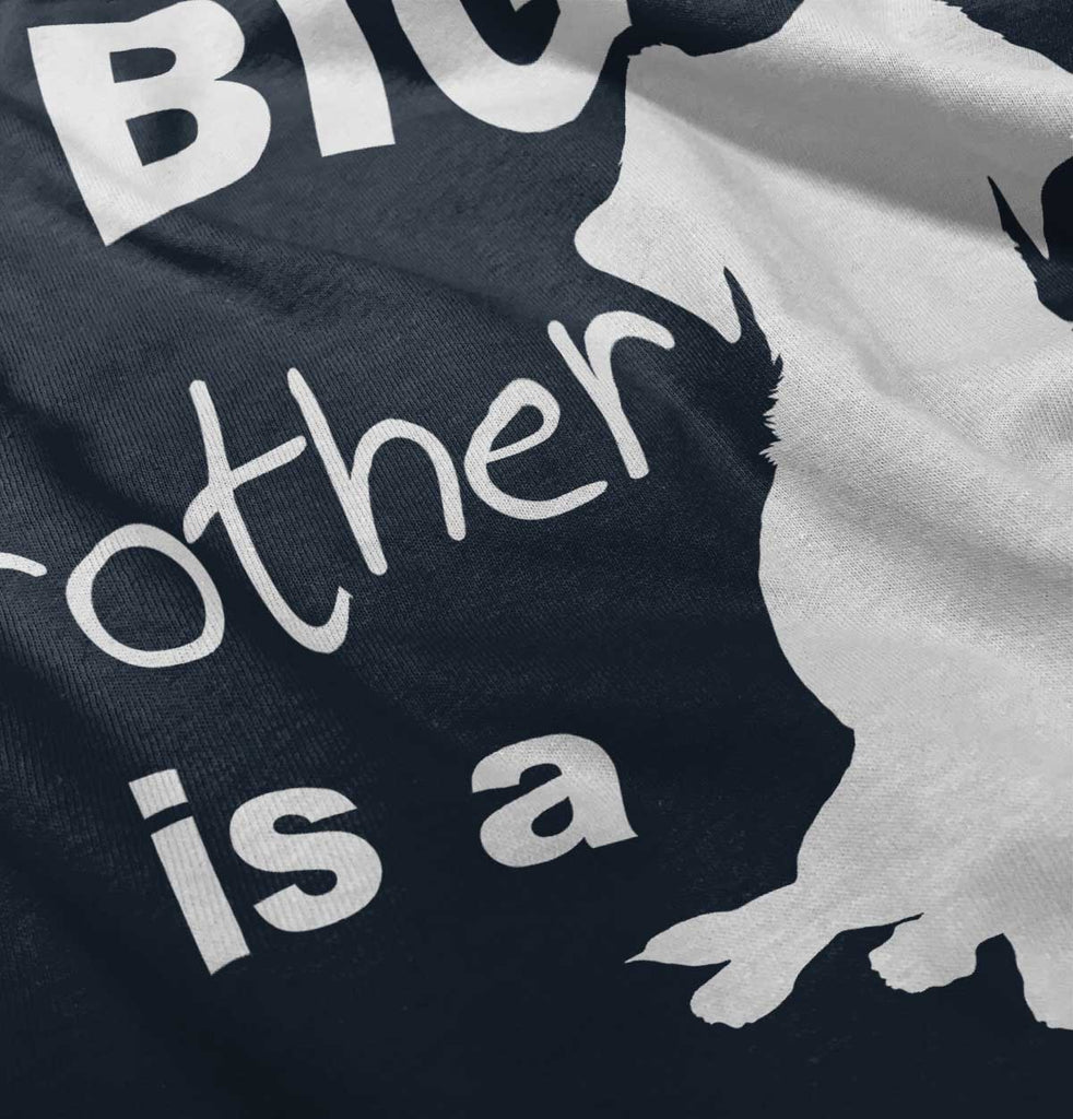 Brother is a Dog Infant Toddler T Shirt-Direct To Garment Print-Brisco Baby