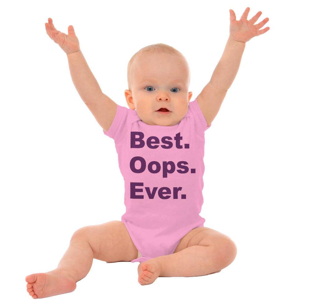 Best Oops Ever Romper Bodysuit-Direct To Garment Print-Brisco Baby