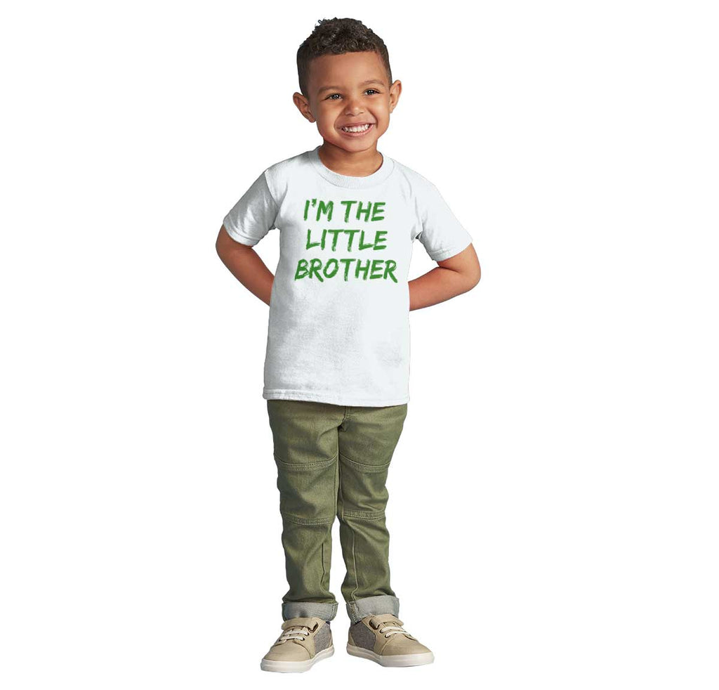 I'm The Little Brother Infant Toddler T Shirt-Direct To Garment Print-Brisco Baby