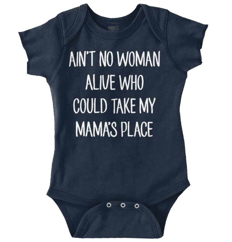Ain't No Woman Romper Bodysuit-Direct To Garment Print-Brisco Baby