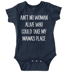 Ain't No Woman Romper Bodysuit-Direct To Garment Print-Brisco Baby
