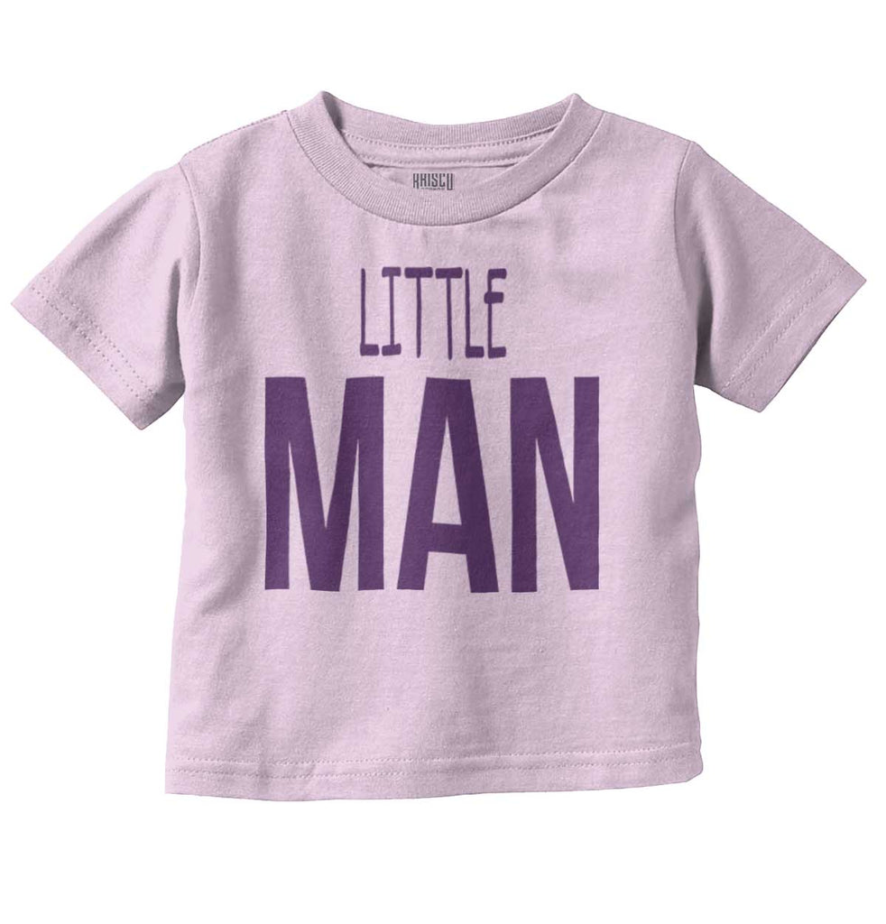 Little Man Infant Toddler T Shirt-Direct To Garment Print-Brisco Baby