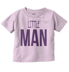 Little Man Infant Toddler T Shirt-Direct To Garment Print-Brisco Baby