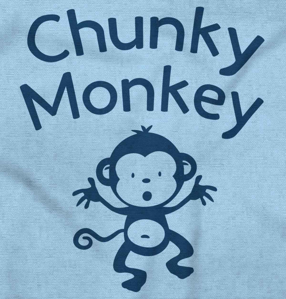 Chunky Monkey Infant Baby Bib-Direct To Garment Print-Brisco Baby