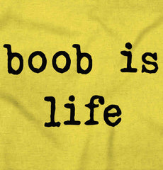 Boob Is Life Romper Bodysuit-Direct To Garment Print-Brisco Baby