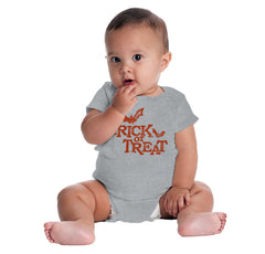 Trick or Treat Bats Romper Bodysuit-Direct To Garment Print-Brisco Baby
