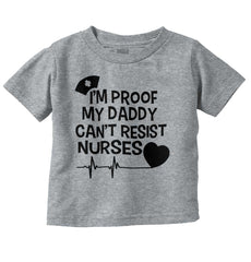 Can't Resist Nurses Infant Toddler T Shirt-Direct To Garment Print-Brisco Baby