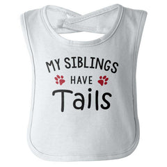 My Siblings Infant Baby Bib-Direct To Garment Print-Brisco Baby