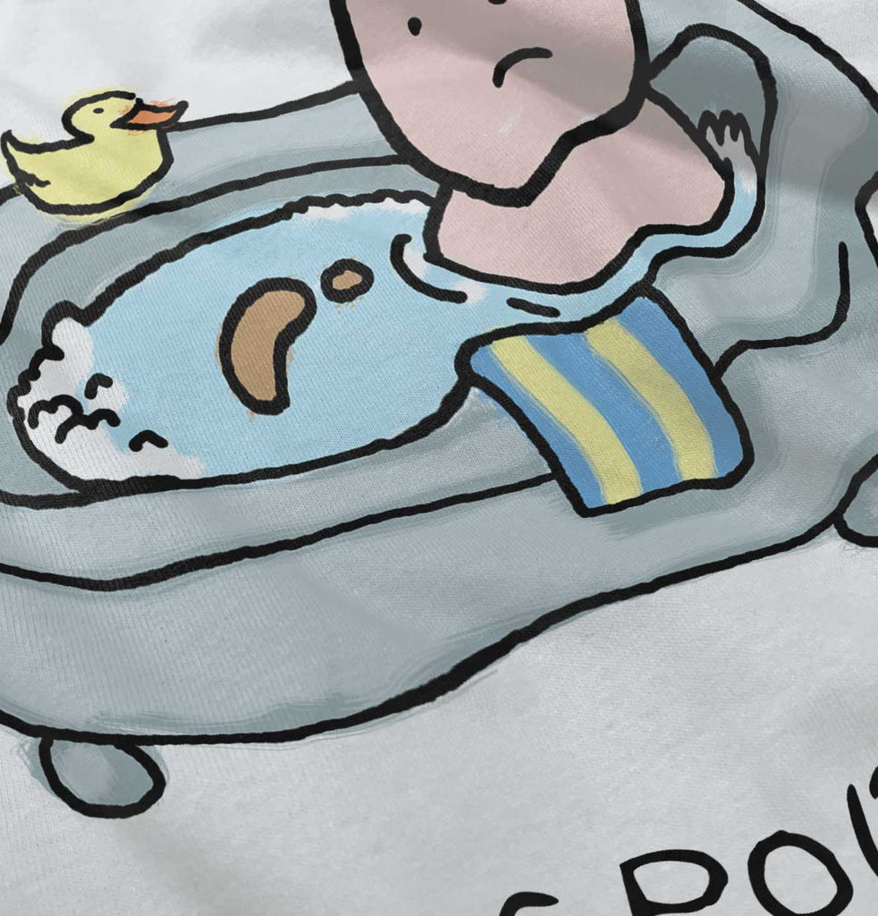 Poop in Bath Infant Toddler T Shirt-Direct To Garment Print-Brisco Baby