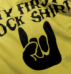 Rock Shirt Romper Bodysuit-Direct To Garment Print-Brisco Baby