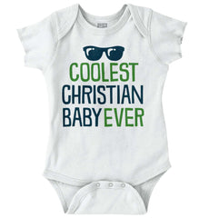 Coolest Christian Baby Romper Bodysuit-Direct To Garment Print-Brisco Baby