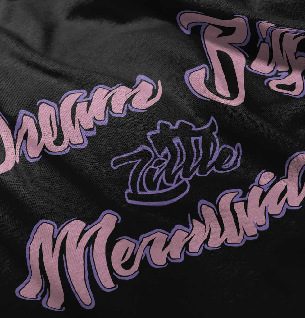 Dream Big Little Mermaid Romper Bodysuit-Direct To Garment Print-Brisco Baby