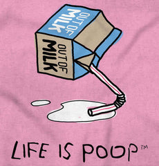 Out of Milk Infant Toddler T Shirt-Direct To Garment Print-Brisco Baby