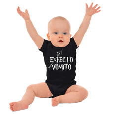 Expecto Vomito Romper Bodysuit-Direct To Garment Print-Brisco Baby