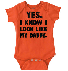 Look Like Daddy Romper Bodysuit-Direct To Garment Print-Brisco Baby