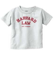 Harvard Law Infant Toddler T Shirt-Direct To Garment Print-Brisco Baby