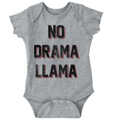 No Drama Romper Bodysuit-Direct To Garment Print-Brisco Baby