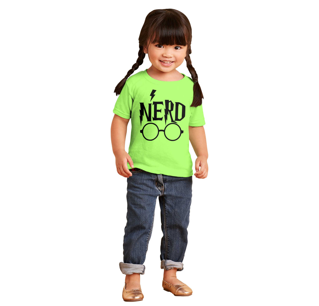 Nerd Harry Potter Infant Toddler T Shirt-Direct To Garment Print-Brisco Baby