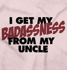 Badass Uncle Solid Baby Infant Dress-Direct To Garment Print-Brisco Baby