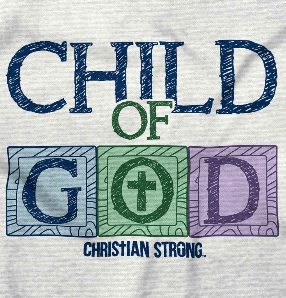 Child of God Infant Baby Bib-Direct To Garment Print-Brisco Baby
