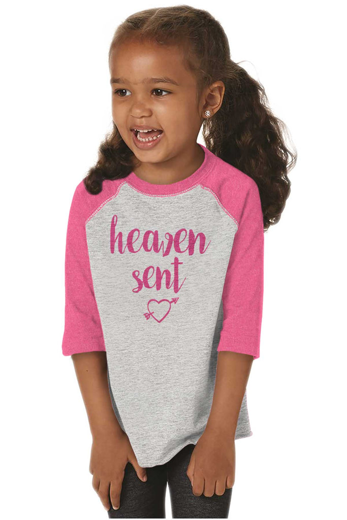 Heaven Sent Toddler Baseball-Direct To Garment Print-Brisco Baby