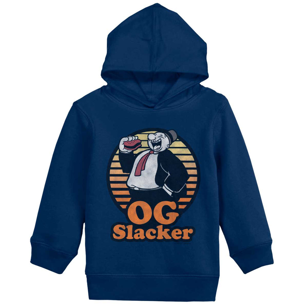 OG Slacker Toddler Pullover Hoodie-Direct To Garment Print-Brisco Baby