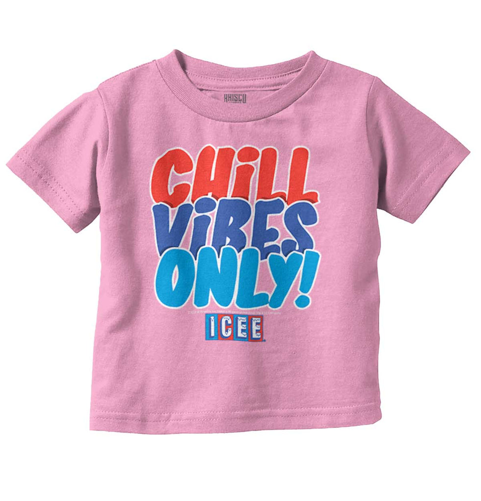 Chill Vibes Only Infant Toddler T Shirt-Direct To Garment Print-Brisco Baby