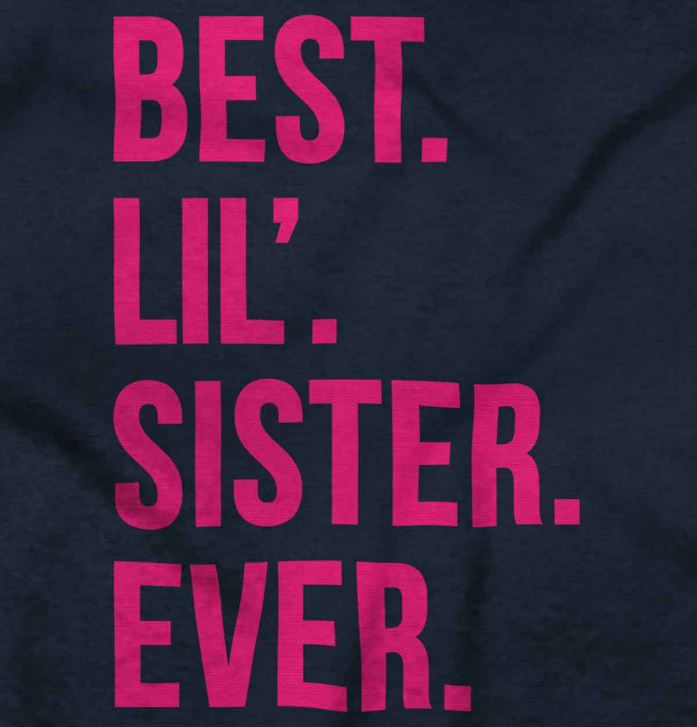 Best Lil Sister Ever Romper Bodysuit-Direct To Garment Print-Brisco Baby