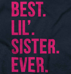 Best Lil Sister Ever Romper Bodysuit-Direct To Garment Print-Brisco Baby