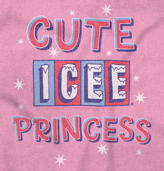Icee Princess Infant Toddler T Shirt-Direct To Garment Print-Brisco Baby
