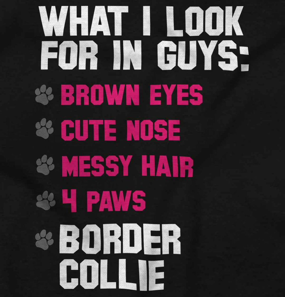 Border Collie List Romper Bodysuit-Direct To Garment Print-Brisco Baby