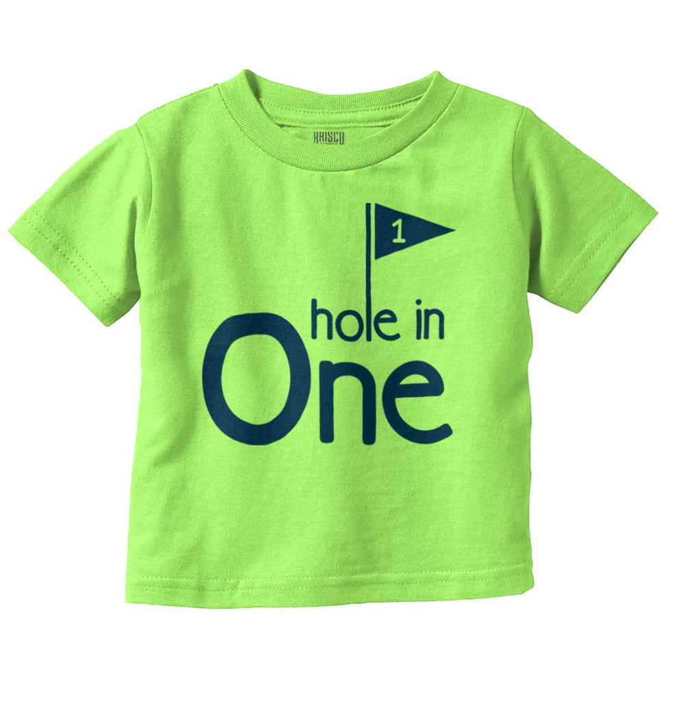 Hole In One Infant Toddler T Shirt-Direct To Garment Print-Brisco Baby