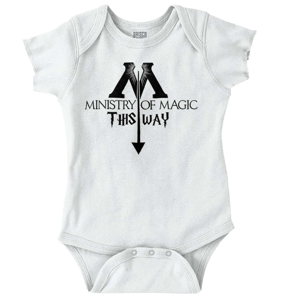 Ministry Of Magic Romper Bodysuit-Direct To Garment Print-Brisco Baby