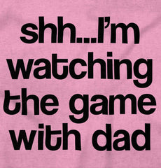 Watching the Game Toddler Pullover Hoodie-Direct To Garment Print-Brisco Baby