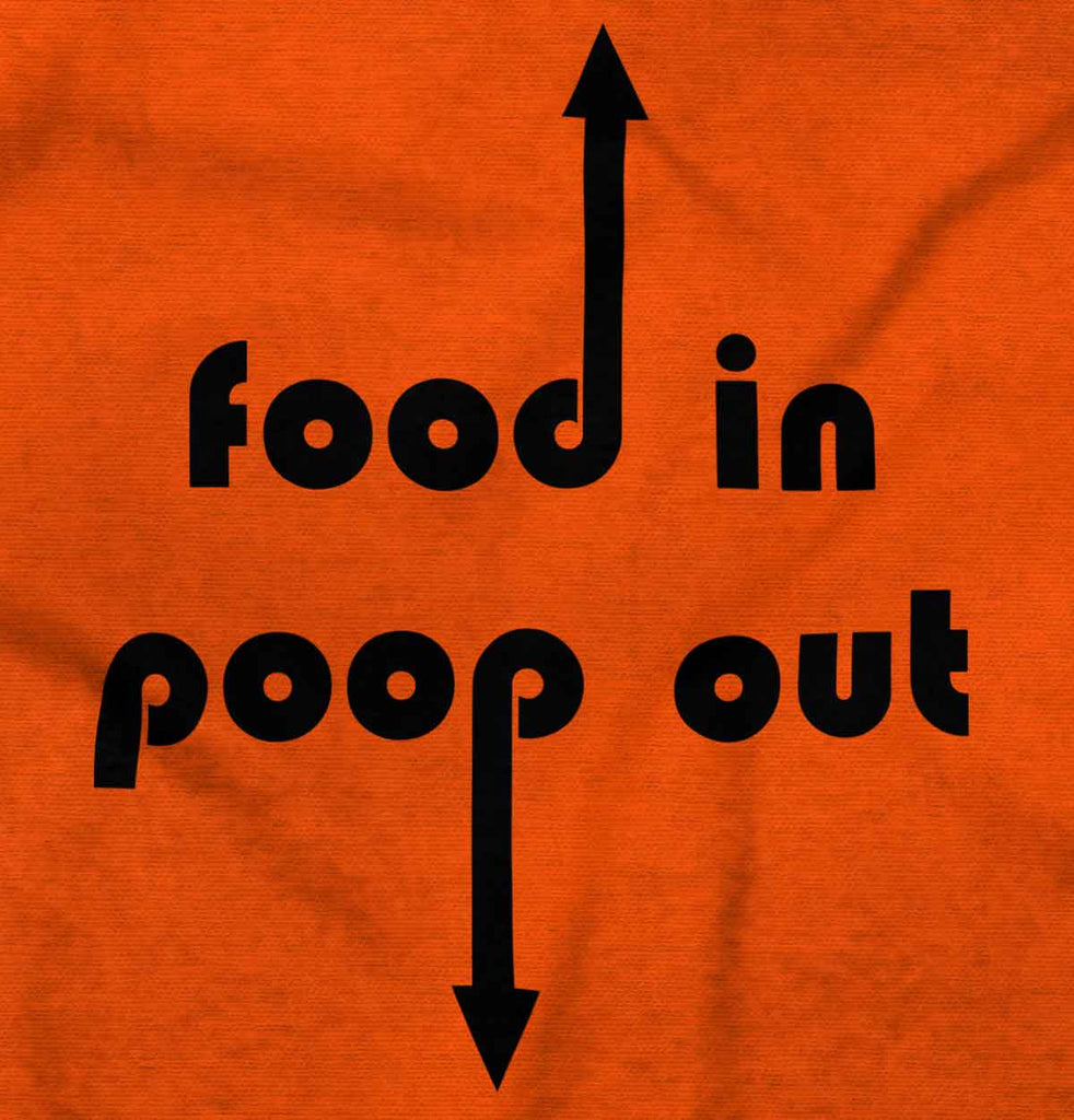 Poop out Infant Toddler T Shirt-Direct To Garment Print-Brisco Baby