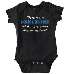 Mom Police Officer Romper Bodysuit-Direct To Garment Print-Brisco Baby