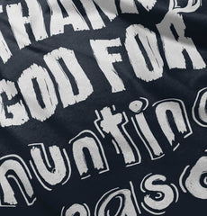 Thank God For Hunting Romper Bodysuit-Direct To Garment Print-Brisco Baby