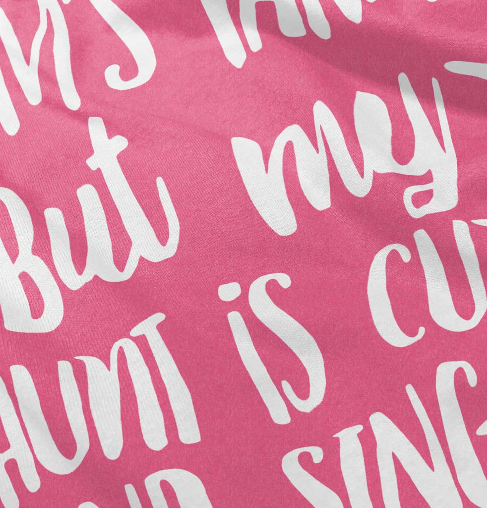 Aunt is Single Football Romper Bodysuit-Direct To Garment Print-Brisco Baby