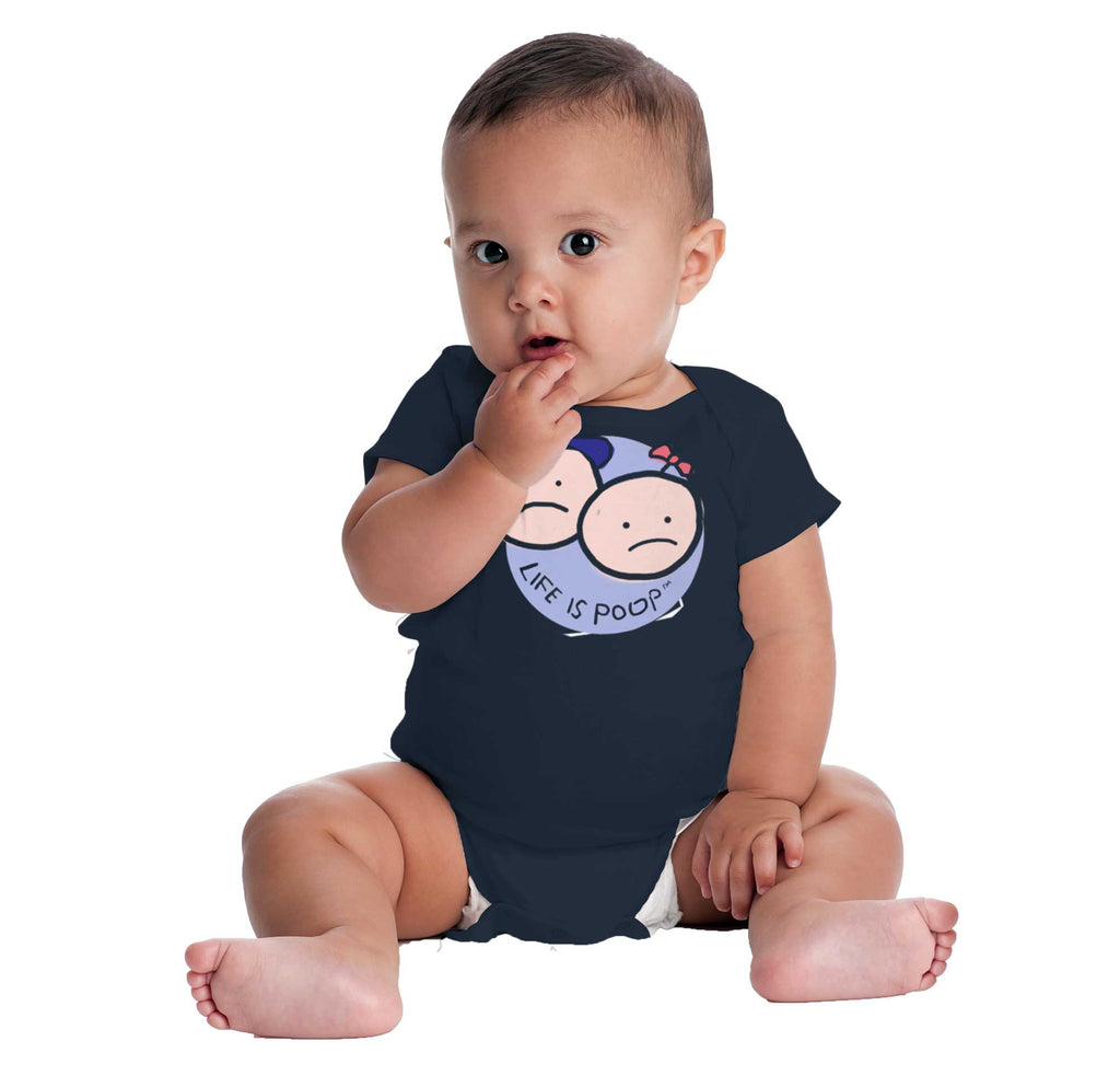Boy and Girl Logo Romper Bodysuit-Direct To Garment Print-Brisco Baby