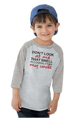 That Smell Toddler Baseball-Direct To Garment Print-Brisco Baby