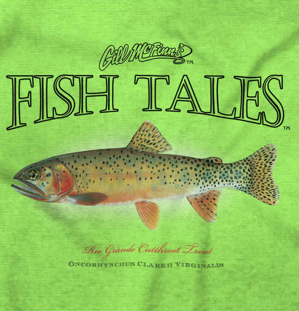 Rio Grande Trout Infant Toddler T Shirt-Direct To Garment Print-Brisco Baby